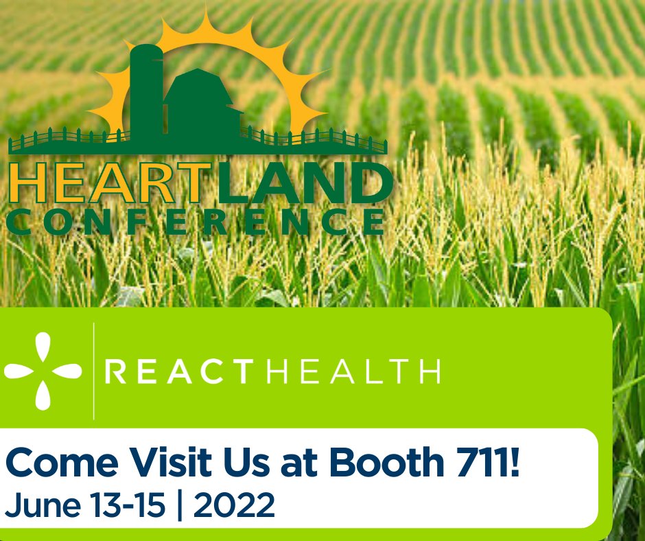 React_Health's tweet image. Come see us at Heartland next week! Booth 711!