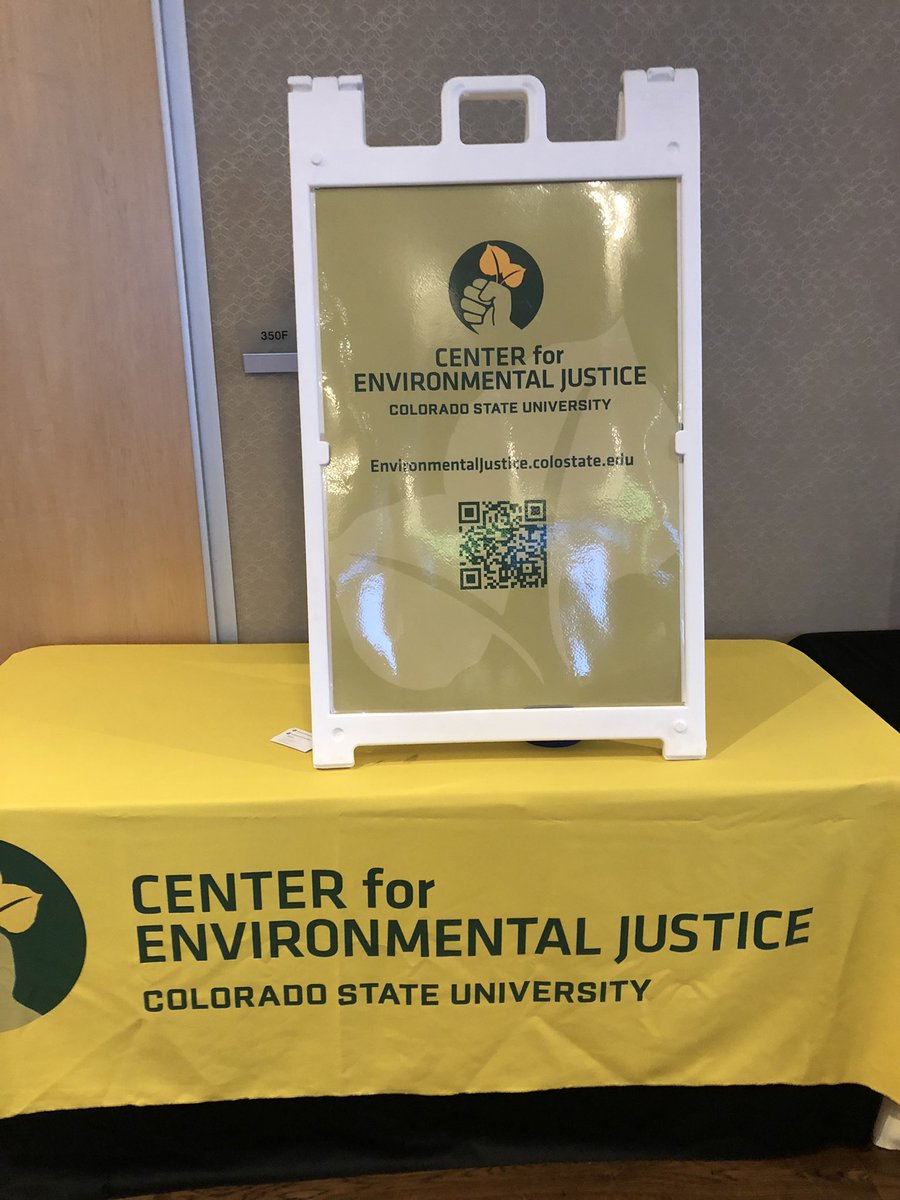 Feeling proud to represent <a href="/EJCSU/">Center for Environmental Justice</a> at the 1st Colorado Climate Transition Dialogue happening at <a href="/ColoradoStateU/">Colorado State University</a>. Thrilled to have conversation with different stakeholders on how to make Colorado’s climate transition more just and equitable.