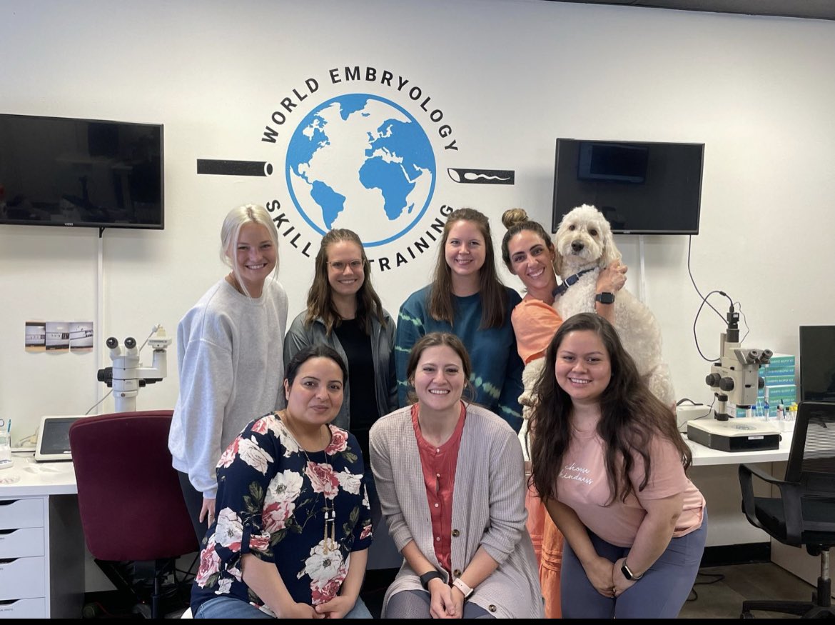 WorldEmbryology's tweet photo. Just finished a busy ICSI week with Inception Embryologists from all over the country (and Canada!). Thank you to Inception Fertility  for entrusting WEST to level up their embryologists.  #inceptionfertility #embryology #embryologist #embryologytraining #worldembryology https://t.co/GaBKRRU2E7