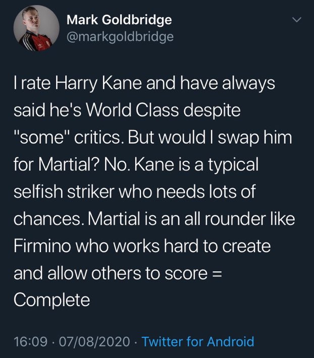 UTD_Soze's tweet photo. @markgoldbridge This you? https://t.co/KmnEa6K42A