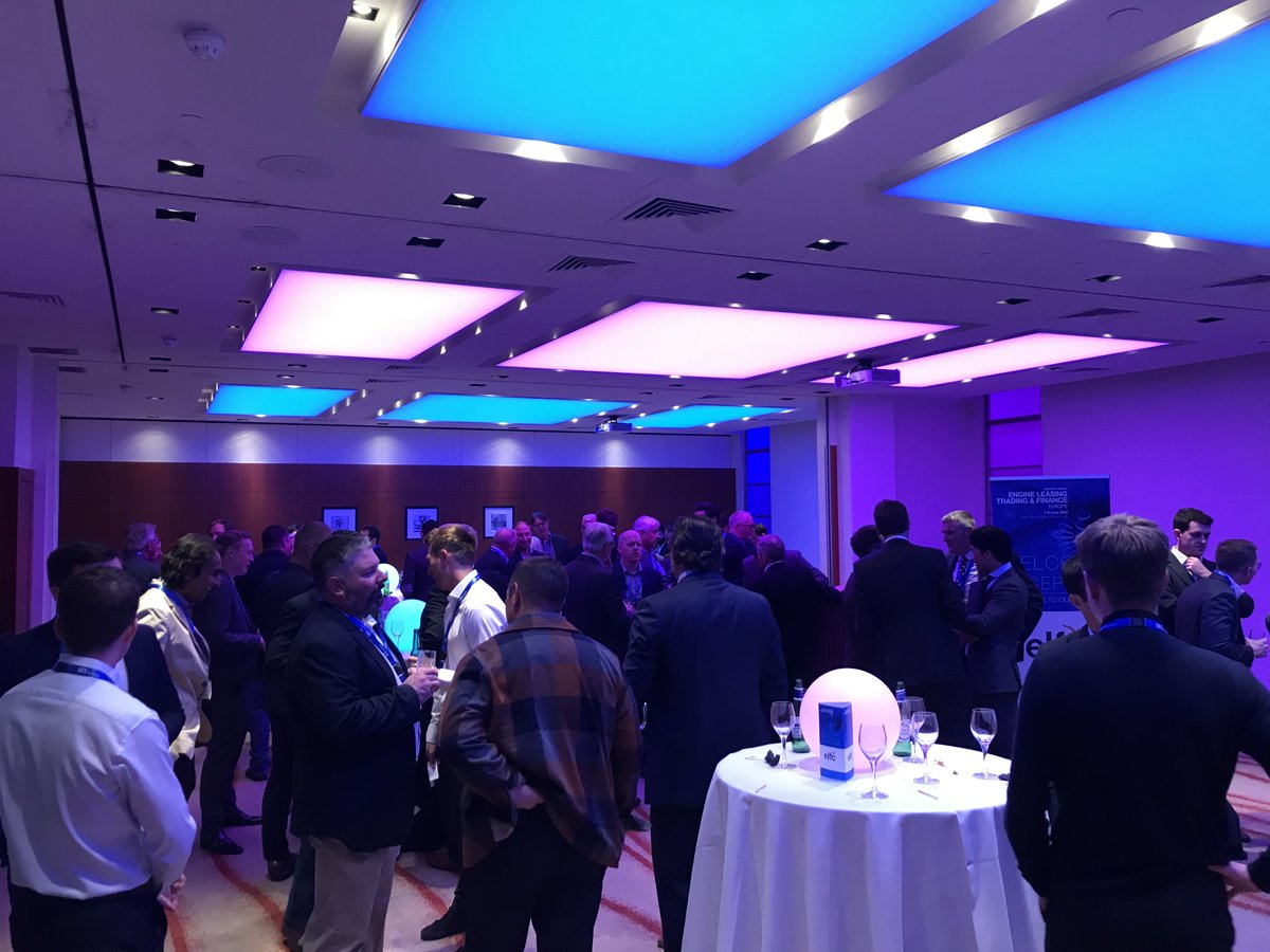 AvWeekEvents's tweet image. Welcome Reception at Engine Leasing Trading &amp;amp; Finance Europe hosted by @ELFC_com. The first session starts tomorrow at 9:10 am.
#ELTF #AviationWeek #EngineLeasing