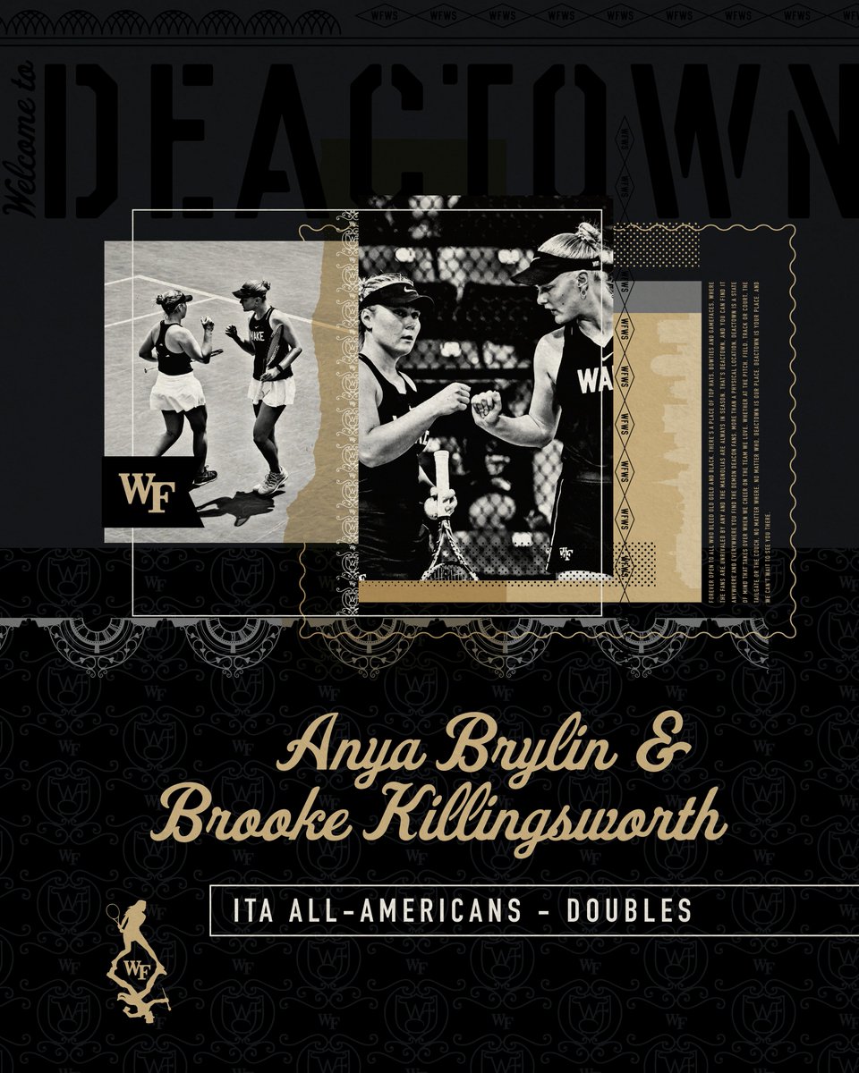 One of the best duos in the country all year long,

'𝐀𝐥𝐥-𝐀𝐦𝐞𝐫𝐢𝐜𝐚𝐧' now has a nice ring to it 😎

🎩 <a href="/AnnaBrylin/">Anya Brylin</a> 🔥
🎩 <a href="/bkillingsworthh/">Brooke Killingsworth</a> 🔥

✍️: deacs.info/3thZDW5

#GoDeacs 🎾