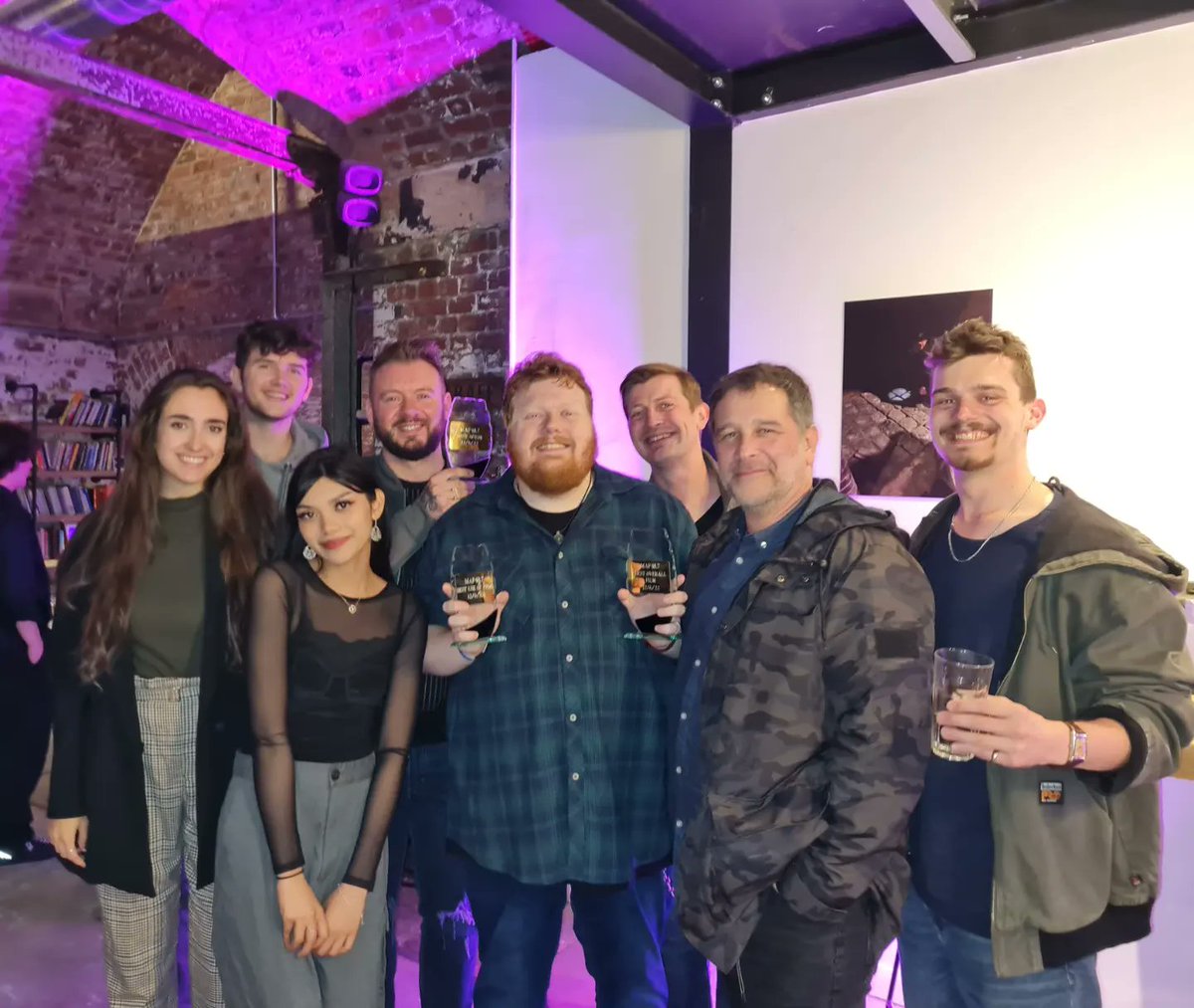 KennethJamesUK's tweet photo. Finally recovered from a 48hr filmmaking crazy weekend haha &amp; i wasnt halluncinating from only 6 hours of sleep our film did win 3 awards!!! Absolutely buzzing a glorious team truly an honour to work with such amazing &amp; talented people.
#MAP48_7 #teamhoop #filmmaking 🎬🎥 🏆🏆🏆 https://t.co/k2B6vdiSaw