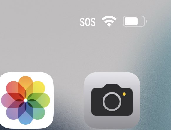 Frank Mcshan Iphones Without An Active Sim Now Display Sos Only Text In Place Of No Service In Ios 16 An Sos Indicator Now Appears On The Home Screen As