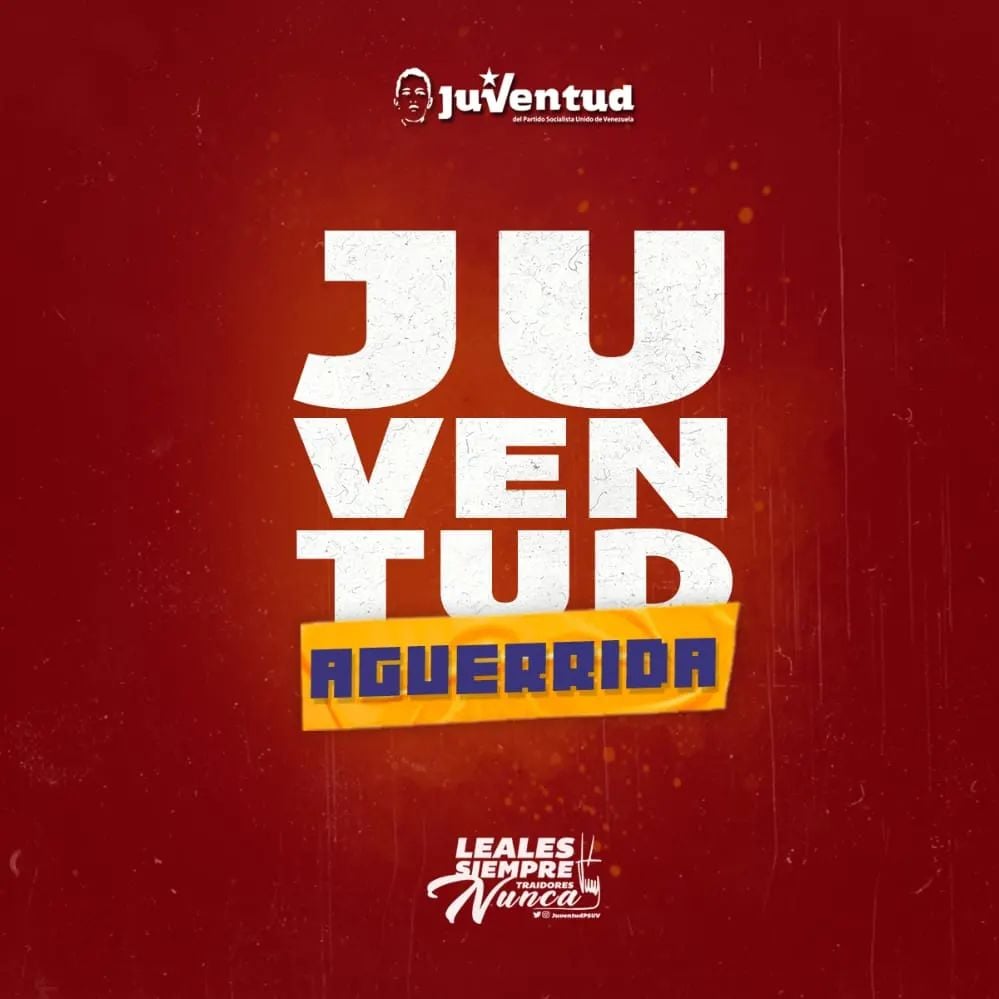 Jpsuv_Simonpla's tweet photo. ¡Nacimos con Chávez y seguimos con Nicolás! ✊

¡Que viva la juventud PSUV! 🚩

~ 
#Amor 
#Alegría 
#Lealtad 
#Juventud
#1x10ConsolidaLaEficiencia

~ 
@NicolasMaduro
@dcabellor
@Grecia_Jpsuv 
@nicmaduroguerra 
@rodbexa 
@Ginkellys16 
@JuventudPSUV 
@JuventudPsuvLa 
@PartidoPSUV https://t.co/DxpBnHjE5X
