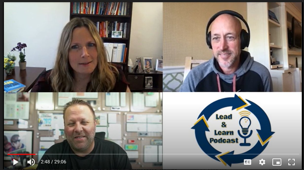 CindyJournell's tweet photo. 📢We are lanching our first episode of the Lead and Learn Podcast! 🙌

@fcpskarinemyers hosts   @Joe_Sanfelippo &amp; @thomascmurray -Take a listen! https://t.co/Zl1l4xnOsi or 👀https://t.co/wYiBJQMUT9

✨Retweet for a chance to win an autographed copy of Lead From Where You Are. https://t.co/g3Yd0EaznJ