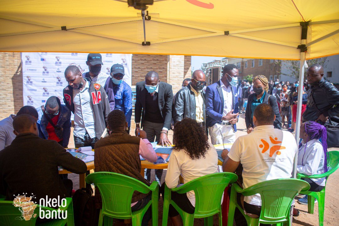 johnny_makombo's tweet photo. “ Every Job Fair Nkelo Bantu  is a step closer to conquering unemployment in DRC… One job at a time.” Aksanti Lubumbashi 🙏🏿

@NkeloBantu 
@SODEICO_ 
@Brasseriessimba 
#jobfairnkelobantu https://t.co/aWhYJ6dWqY