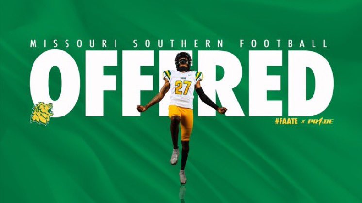 MenneGregory's tweet photo. After a great talk with @CoachRahl I am truly blessed to say that I have received my first offer from @MOSOFootball thank you to all the coaches and all my family members for helping me get to we’re I am now ! https://t.co/JkVyreP08S