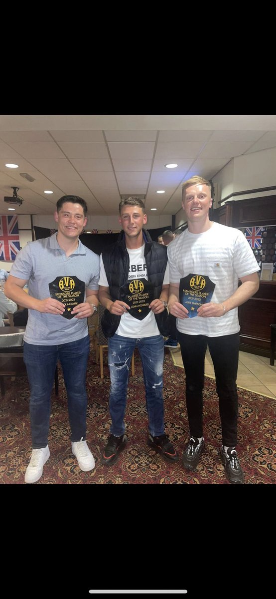 Well done to all 3 lads on their awards 👏🏽🖤💛