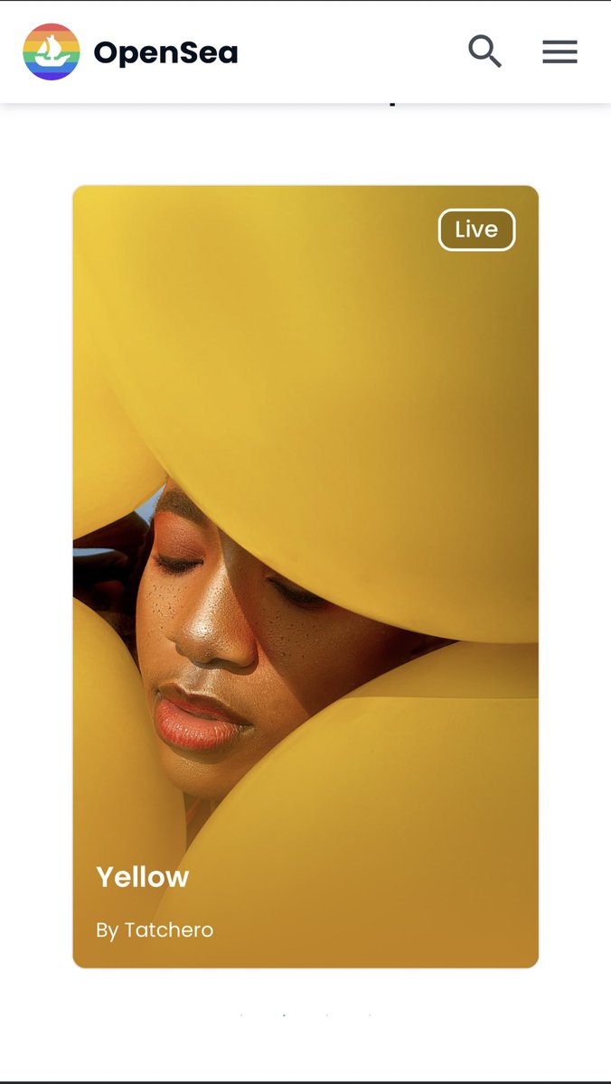 I was off, meditating and reflecting on my life and <a href="/opensea/">OpenSea</a> gave me the best birthday gift ever. 
A feature and I’m literally crying right now. 
Thank you so much <a href="/opensea/">OpenSea</a>  and thanks to my community for the support 🥺
23 sold already. Let’s gooo! 😊🙏🏾

opensea.io/assets/ethereu…