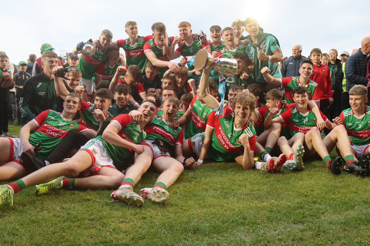 MayoGAA's tweet photo. Our Minor team are Connacht Champions 2022 💪💪💪🏆🏆🏆 https://t.co/NRiexxJKph