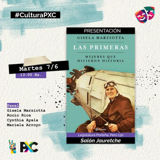JorgeMenesesOK's tweet photo. Mañana en el @LegisCABA tenemos la presentación del libro “Las Primeras” mujeres que hicieron historia de la Diputada Gisela Marziotta junto a @MarielaArroyoOk.

🗓 Martes 7 de junio.
⏰ 13hs.
📍 Salón Jauretche de la Legislatura Porteña, Perú 130 - CABA. https://t.co/kasWAzQJCy
