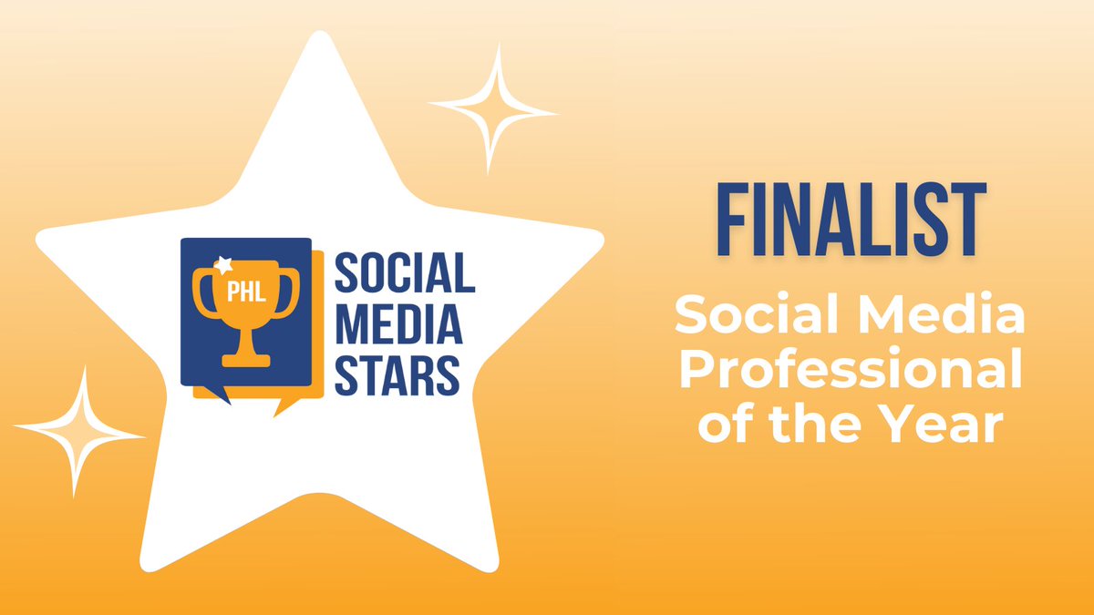 TevisJonathan's tweet photo. I'm so excited to be named a finalist for the Social Media Stars in the "Professional of the Year" category! Thank you @smdayphl and @PHLBizJournal, I can't wait to celebrate on June 30th! https://t.co/DbNEOvmbXS
