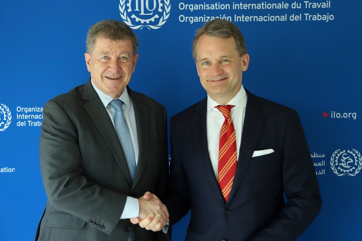 .<a href="/GuyRyder/">Guy Ryder</a> is completing his 10-year tenure as <a href="/ilo/">International Labour Organization</a> chief. He’s been Canada’s partner in our mission to get safer, better work conditions. Guy’s no-nonsense, and a happy warrior for workers around the world. 🇺🇳🇨🇭🇨🇦