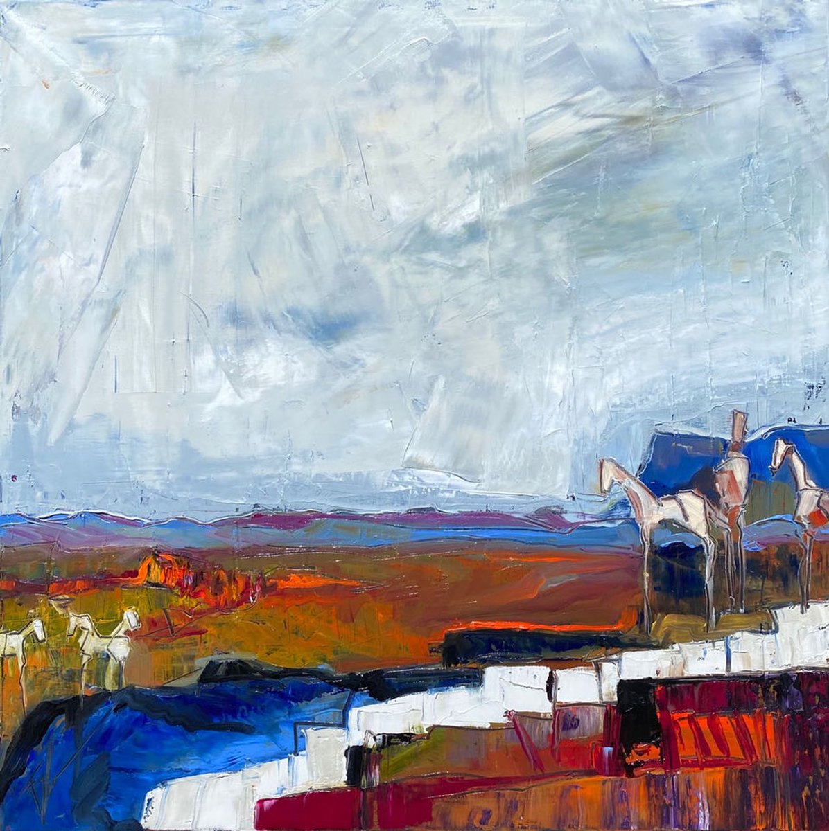 Faye Crow 
“Somewhere Out West” 
30 x 30 inches