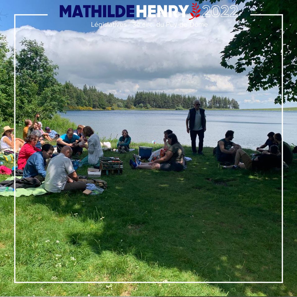 MathildeHry's tweet photo. 1/2 Hier @GenerationZ63 a organisé une belle randonnée autour du lac de Servières à Orcival. @reconquete43 et @ReconquteCorrz1 étaient avec nous.
Un beau moment de partage pour lancer les actions militantes de l'après-midi. Merci à tous!
#Circo6303 #ReconqueteLegislatives2022 https://t.co/iGFHZZ9R6Z