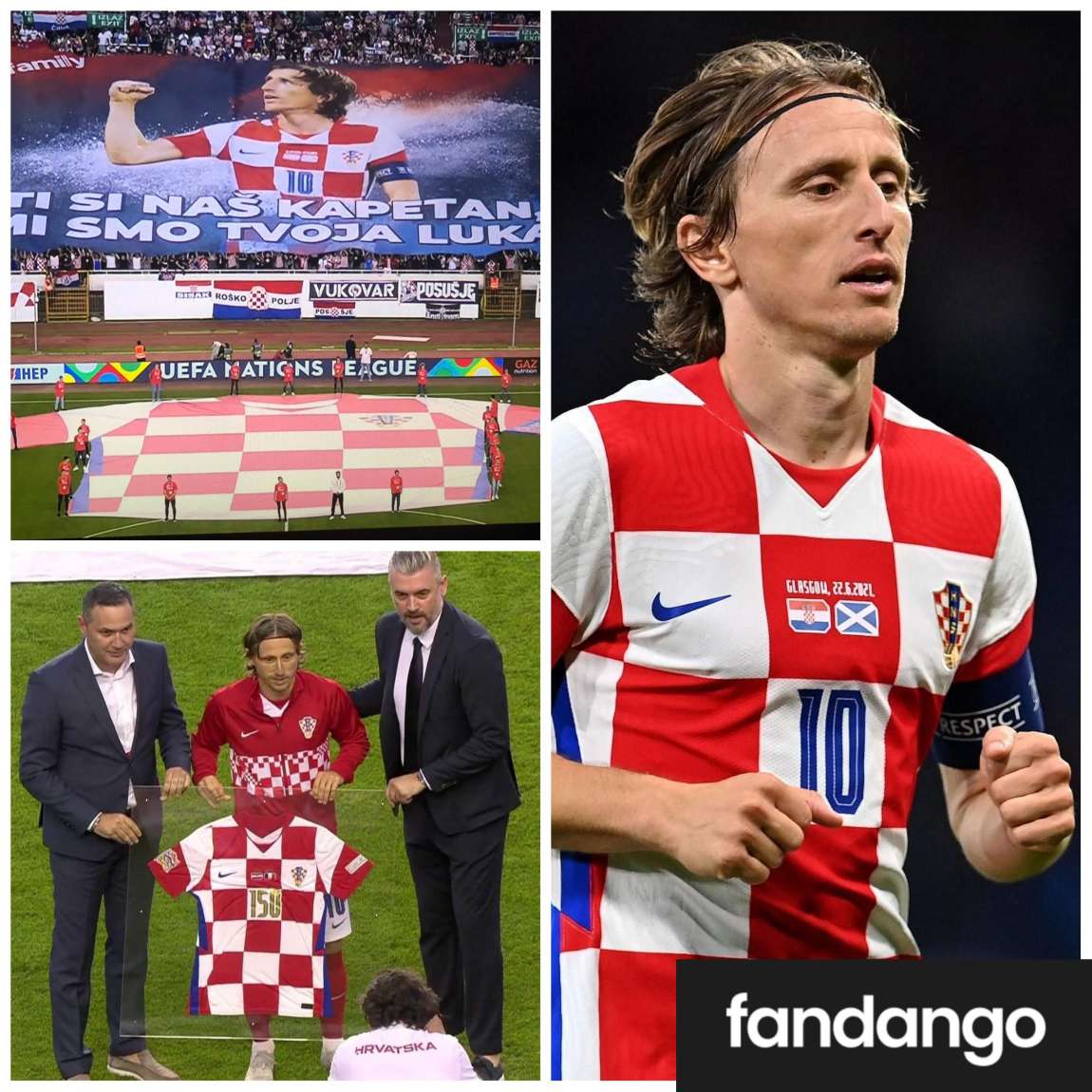 Fandangoapp's tweet photo. ๐ญ๐ท ๐๐๐ธ๐ฎ ๐ ๐ผ๐ฑ๐ฟ๐ถ๐ฐ made his 150th appearance for Croatia tonight! ๐
๐ฒ Download Fandango and see how fans are reacting to this!
.
.
.
.
.
#Fandango #Fandangoapp #Fandangoofficial #modric #modriฤ #lukamodric #croatia #nationsleague
-
@lukamodric10 https://t.co/JqLc5MpB74