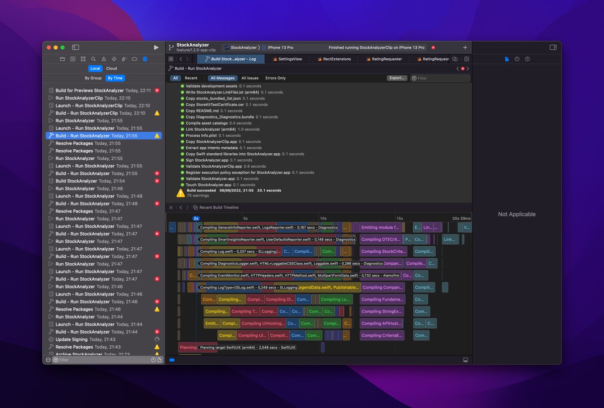 twannl's tweet image. Make sure to schedule time to dive deep into your build performance! I'm definitely going to watch related sessions for this 😍
#WWDC22 #Xcode14