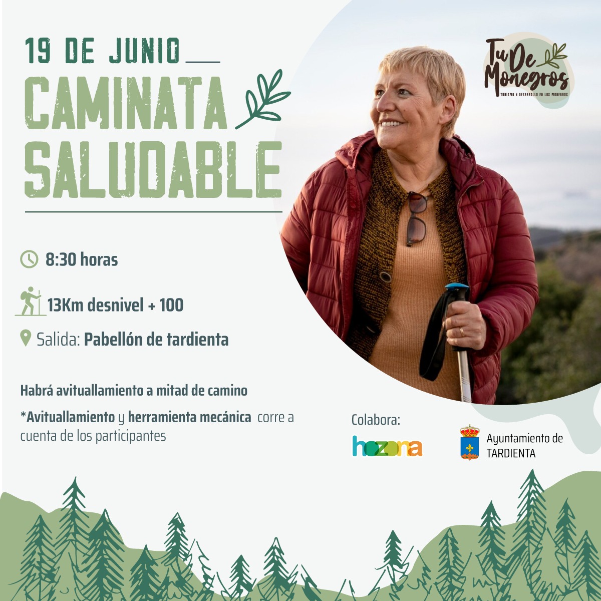 Caminata saludable desde Tardienta,13 km con avituallamiento a mitad de camino ¿Te apuntas? #Tardienta #Monegros #Senderos