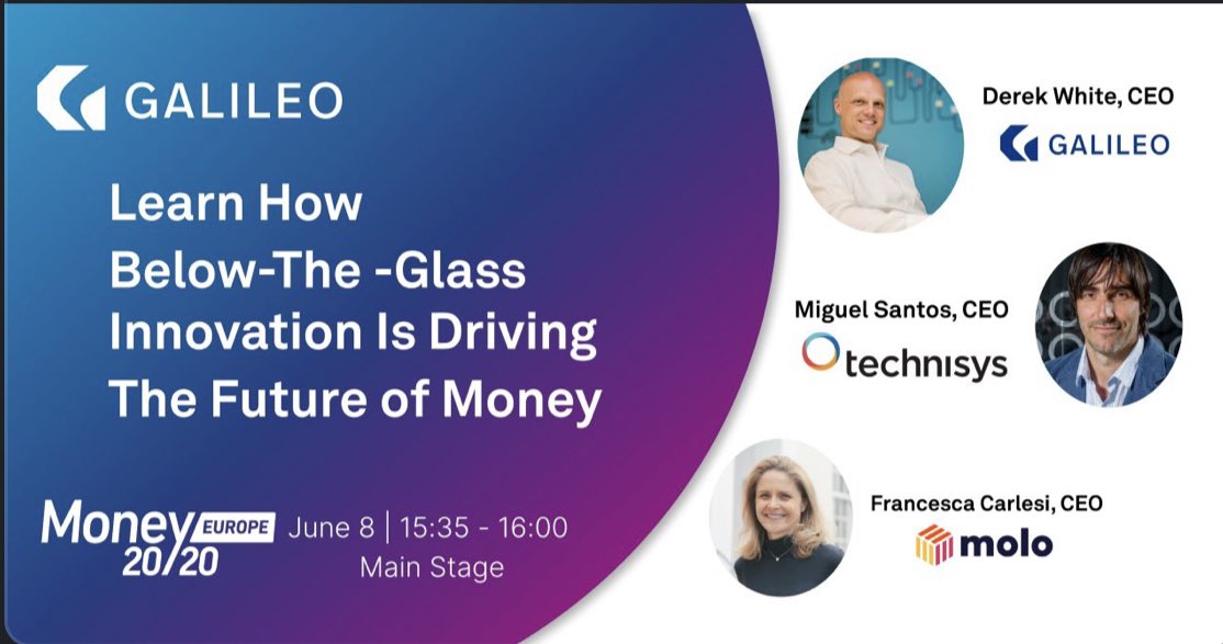 miguelsantosw's tweet photo. Going to @money2020 in #Amsterdam? Join Francesca Carlesi, @Derek_j_white and I next Wednesday 15.35 at the main stage as we will be discussing how to drive differentiation and winning banking experiences from the #NextGenCore https://t.co/rjESfLbIZt