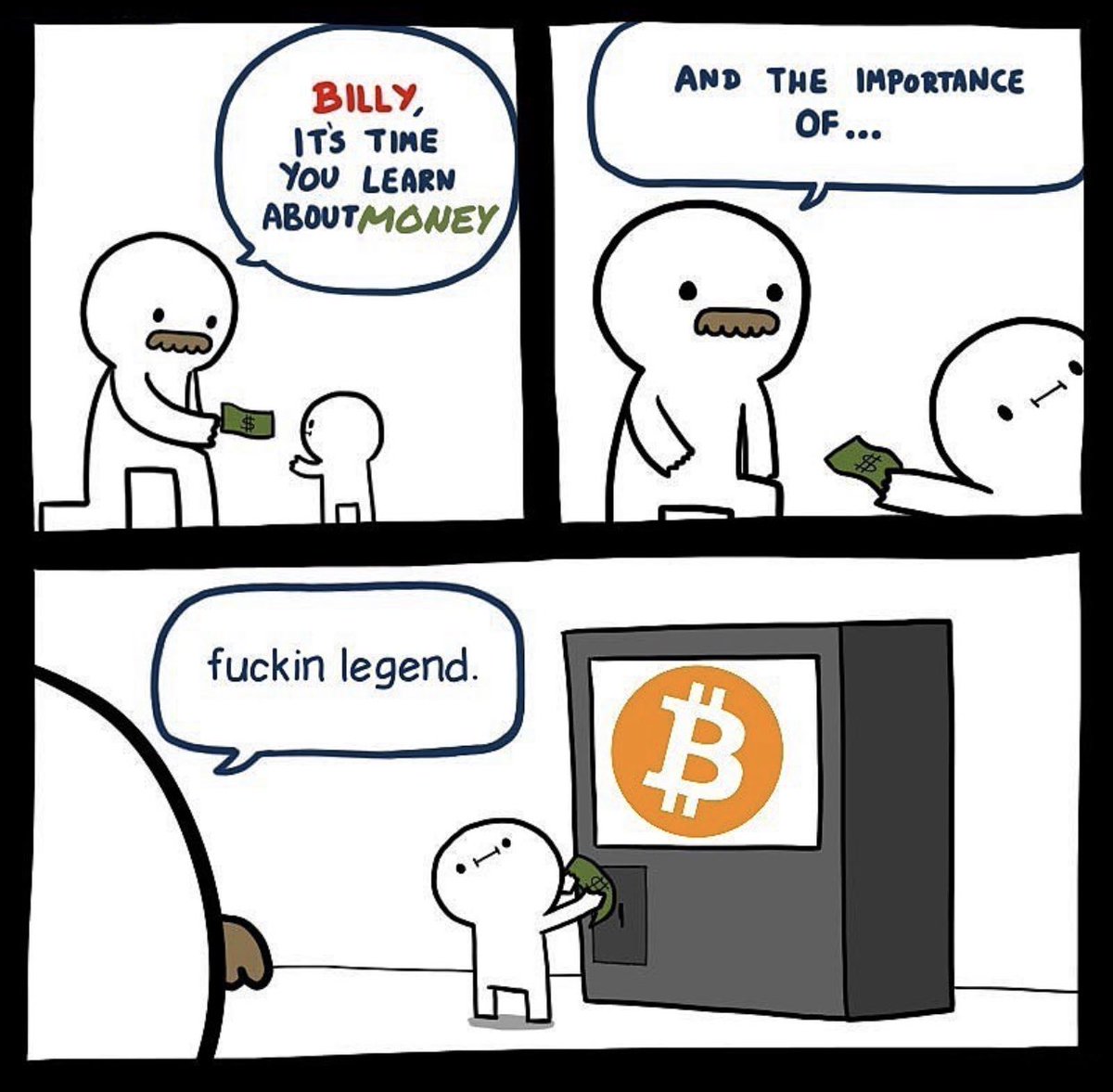 CarlBMenger's tweet photo. F•cking legend: Billy #Bitcoin https://t.co/9xyGnGFNx6