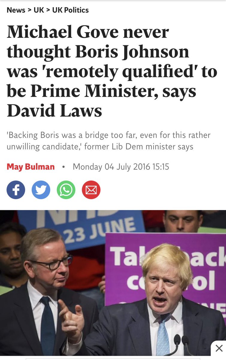 wearelfctmm's tweet image. #MickeyTheBeakFiend 
First sign of sniffing to much Bolivian marching powder is a short memory 
#DirectQuote (Gove)"I have come, reluctantly, to the conclusion that Boris cannot provide the leadership or build the team for the task ahead."