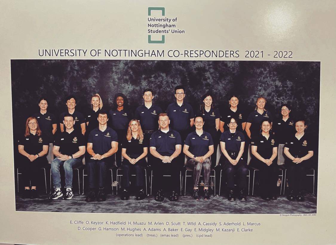 This National Volunteers Week we wanted to say thank you to all our Co-Responders who give up their time to help others, and to all who support our scheme enabling us to volunteer
#volunteersweek #UoNCR #UoN #emazing @NCVOvolunteers @EMAS_CFR @EMASNHSTrust @UoNSU