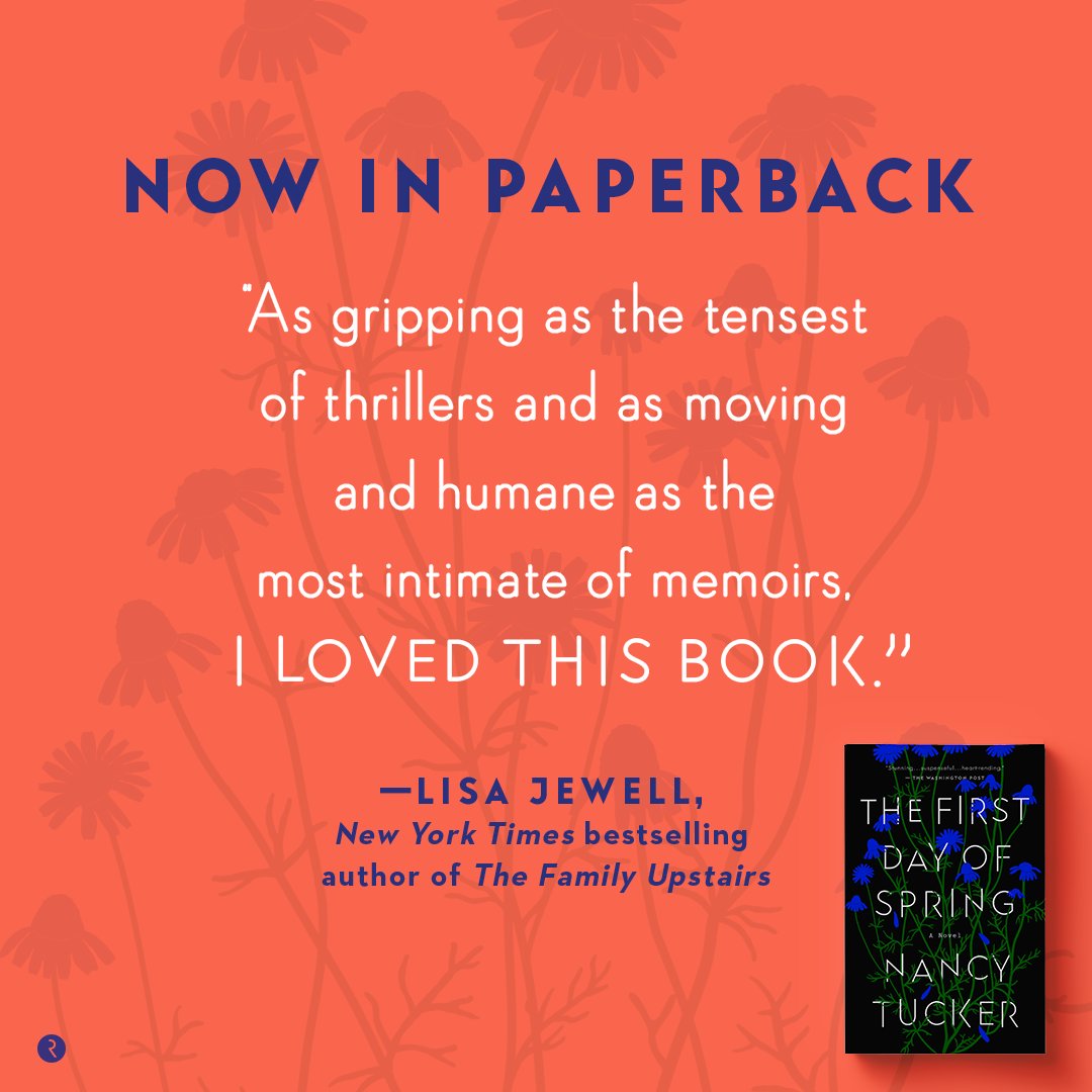 We have to agree, <a href="/lisajewelluk/">Lisa Jewell</a>! 💙 If you need a spine-chilling and heart-rending summer read, look no further than <a href="/NancyCNTucker/">Nancy Tucker</a>'s THE FIRST DAY OF SPRING: bit.ly/3Mqcw7R