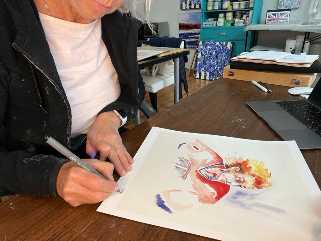SBoorne's tweet photo. Father's Day Gift ? 
Limited Edition "Le Démon Blond" Guy Lafleur are going fast!!! Grab yours today!  $35.00 each.
Signed and numbered, I can personalize one for your Dad💙.
#hockeynightincanada
#fathersdaygiftideas
#fathersdaygift
#hockeyart

https://t.co/ShMkQmTESc https://t.co/B89TzONqoj