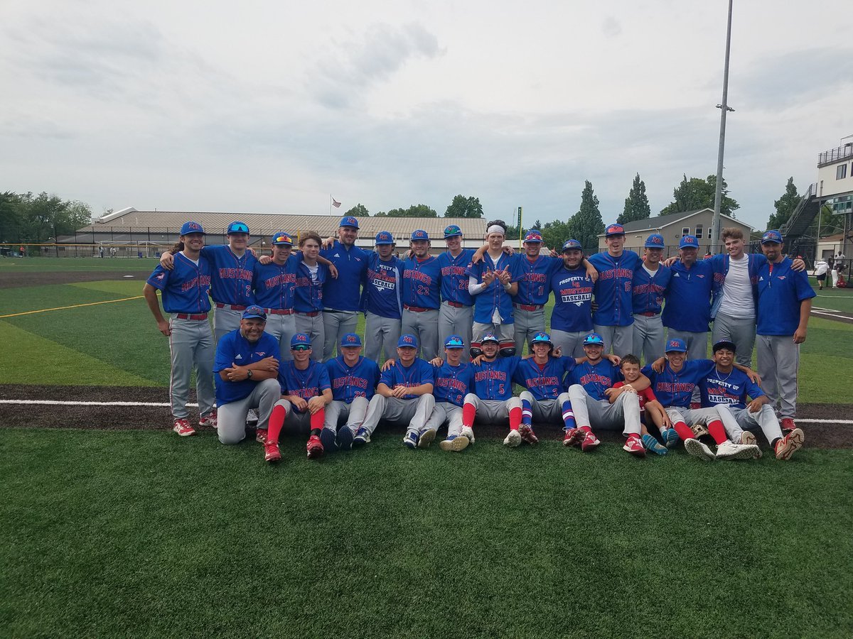 Laurel Highlands defeats Erie Cathedral Prep, 4-3, in a PIAA Class 4A first-round game at Mercyhurst University for the Mustangs first ever state playoff win.