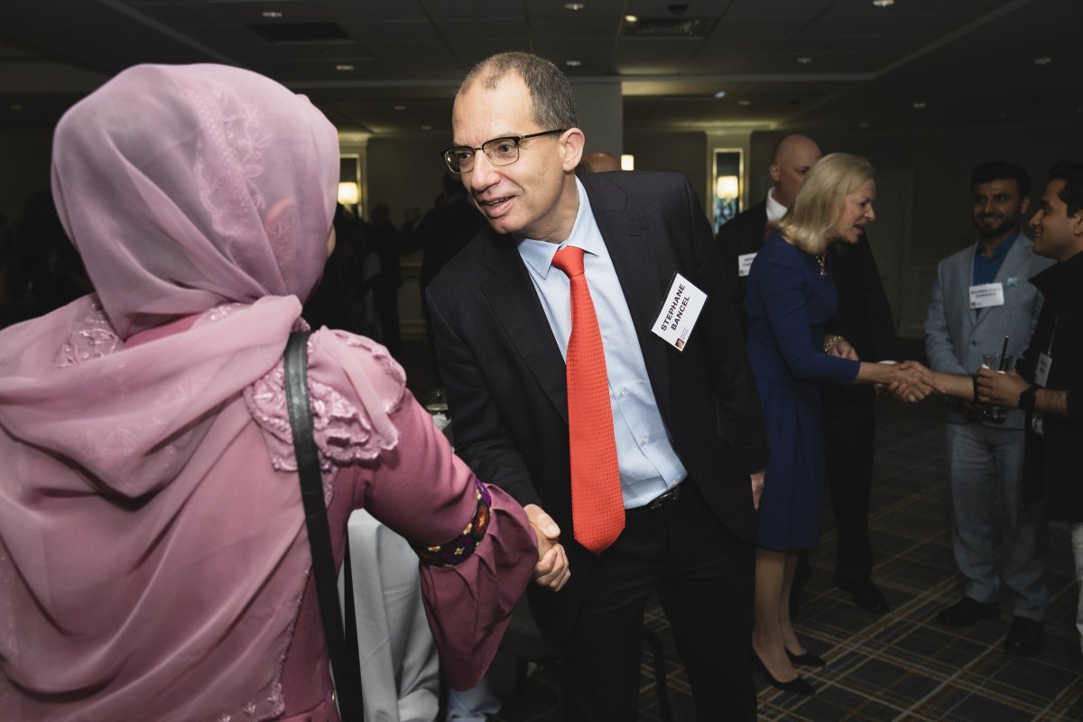 The 40th GDA was the largest fundraising event in IINE’s history. Thank you to our sponsors, <a href="/moderna_tx/">Moderna</a> CEO Stéphane Bancel, for his impactful leadership on the world stage and his transformative support of our organization. A special thank you <a href="/MassGovernor/">Governor Maura Healey</a> and the attendees.