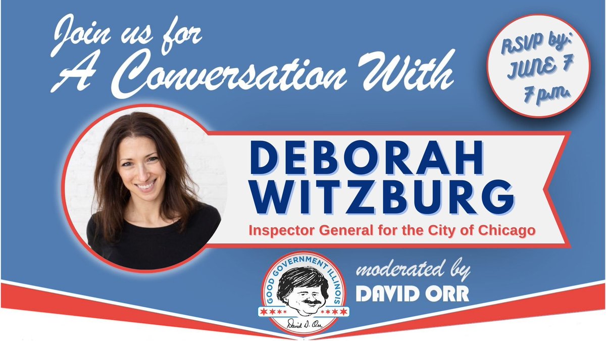 goodgovillinois's tweet photo. Got a question for the New Chicago Inspector General. Submit it here: https://t.co/flS6KVE3SP https://t.co/M4s1kTFDdz https://t.co/dLwsXkLUoU
