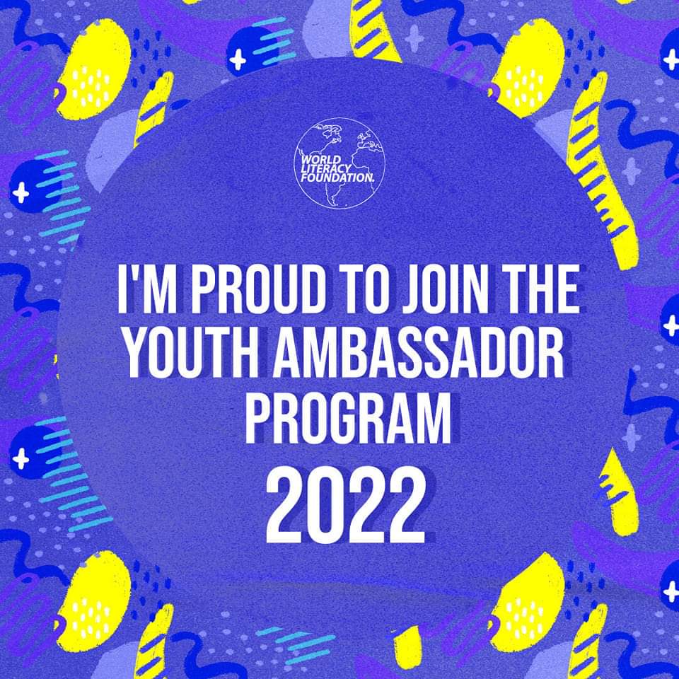 MadjidathOuro's tweet photo. Very Happy to be selected by the @WorldLiteracy as a change-maker to participate in the World Literacy Foundation #YouthAmbassadorProgram 2022.The #WLF #YAP brings together distinguished groups of young change-makers globally to become literacy advocates, https://t.co/FAaRF3MuR2