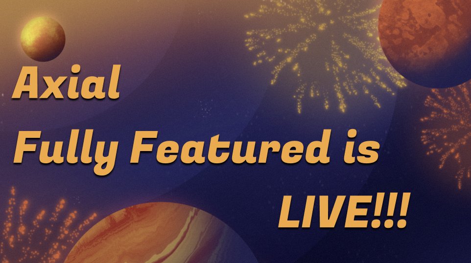 AxialDeFi's tweet photo. AXIAL
Fully Featured is LIVE!!!!

New swaps &amp; rewards. 
Update liquidity to the new rewards!

1 cool new pools is the HERO Pool. This is for our Largest Native Stablecoins:
$USDC , $USDT, $YUSD and $MIM
@circlepay @tether @YetiFinance @MIM_Spell 
https://t.co/eNPrkyKVDG https://t.co/nvgGKXIMP8