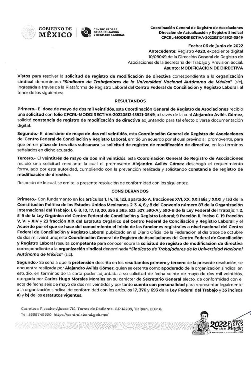 stunamsg's tweet photo. Toma de nota  #STUNAM #SindicatoDemocrático #UnidosVenceremos https://t.co/QZHWE0dwQ5