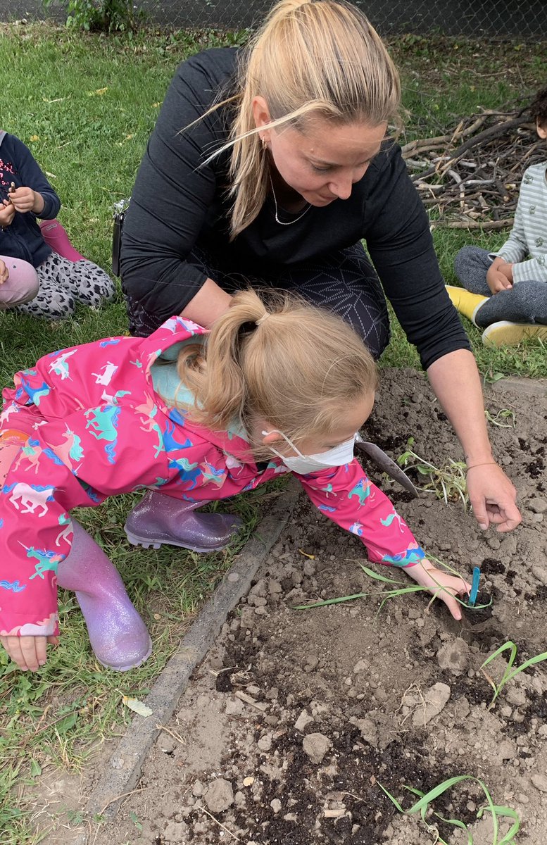 NormanIngramPS's tweet photo. Our plants are finally in! We can’t wait to watch them grow! @EcoSchoolsTDSB @tdsb #foodgarden https://t.co/kQLiEWi7Dt