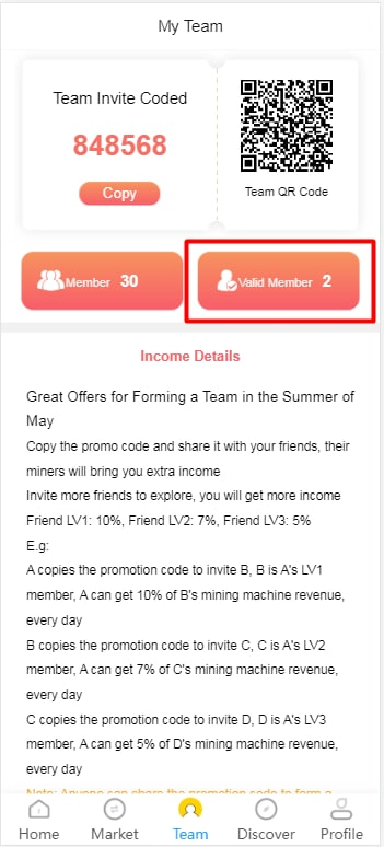 Cloudhashing001's tweet photo. When the effective number of your team reaches 20, you can contact customer service manager Isabella to sign an agent contract and receive a 68.88USDT agent reward.
Note: Recharge users are valid users https://t.co/hKJAdhQj8U