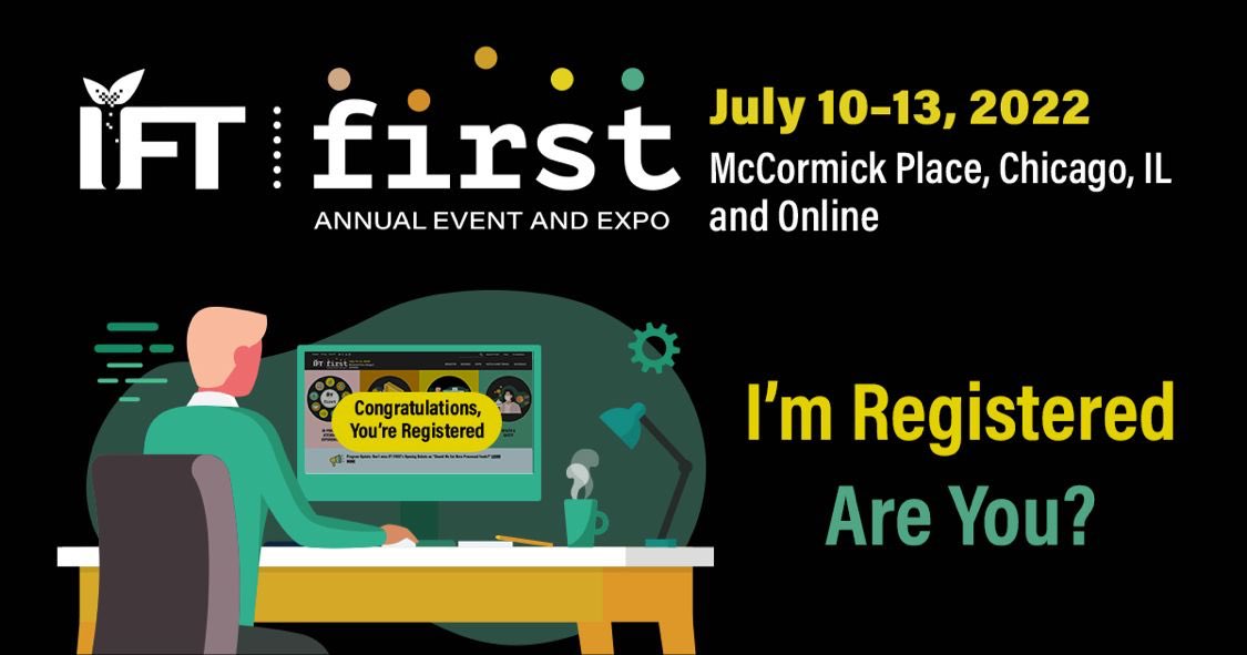WallerAnna's tweet photo. Looking forward to meeting colleagues next month for @IFT’s 2022 annual event and expo in Chicago! https://t.co/x7ABoySkwA