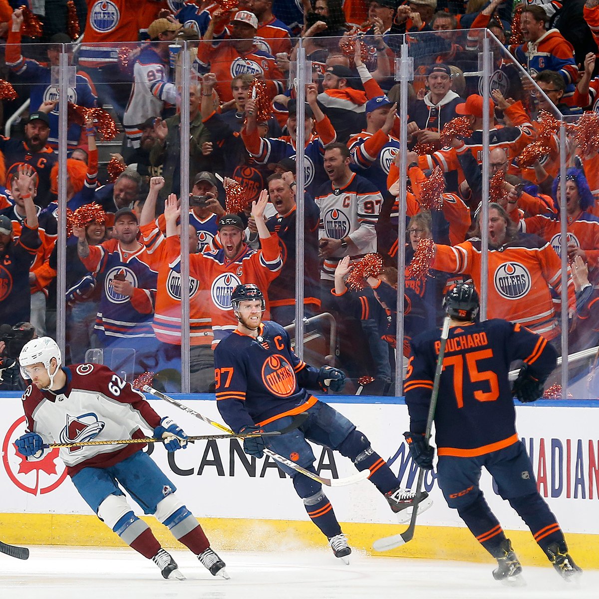 What has been your favourite moment of #Oilers playoffs so far? 🤩

Reply with your pick &amp; we might send you to Game 4 tonight at <a href="/RogersPlace/">Rogers Place</a>!

#LetsGoOilers | #StanleyCup