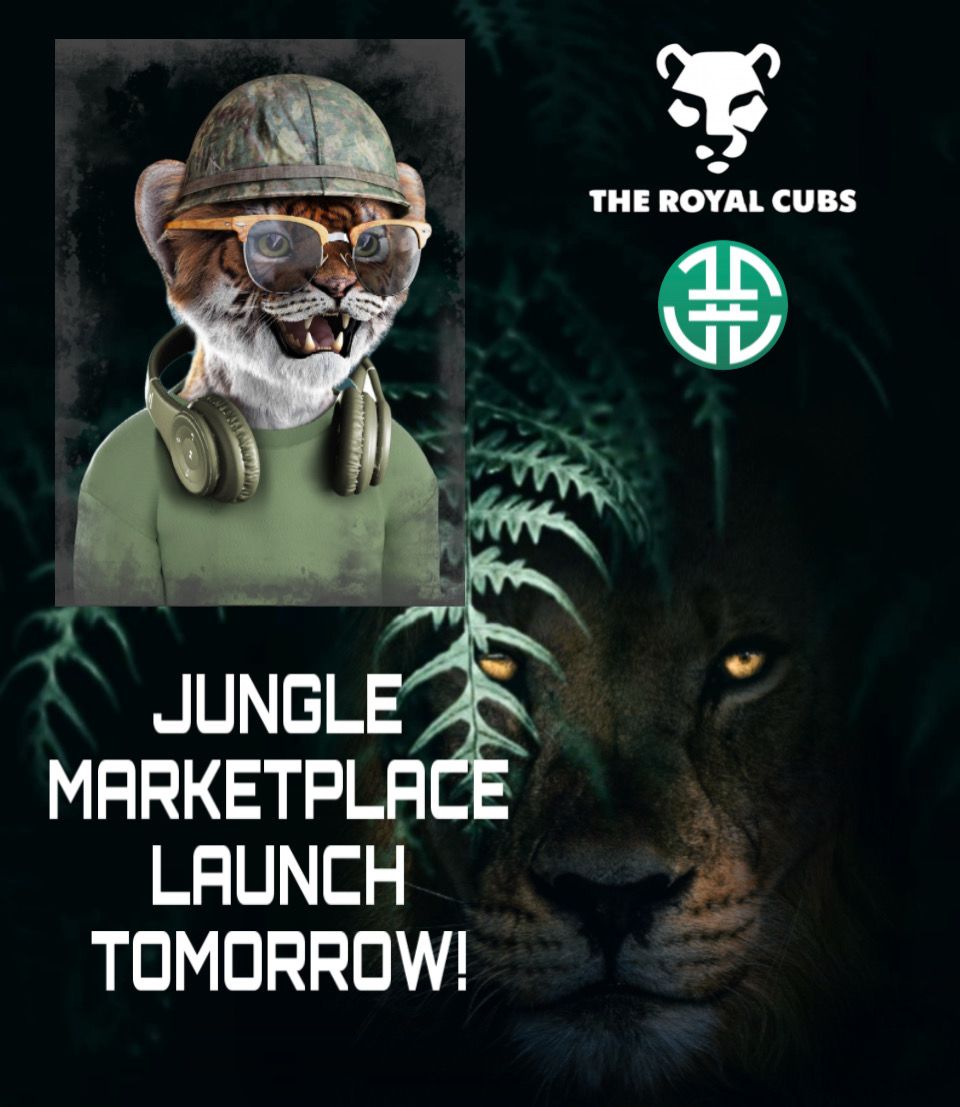 TheRoyalCubs's tweet photo. Tomorrow we launch! 🚀

Announcement will be made in discord for time of launch.

Stay tuned and don’t miss out..

Claim all JLCs NOW!

First come first served 🔥👀

#SpreadTheRoar https://t.co/2vKlLJ1toO