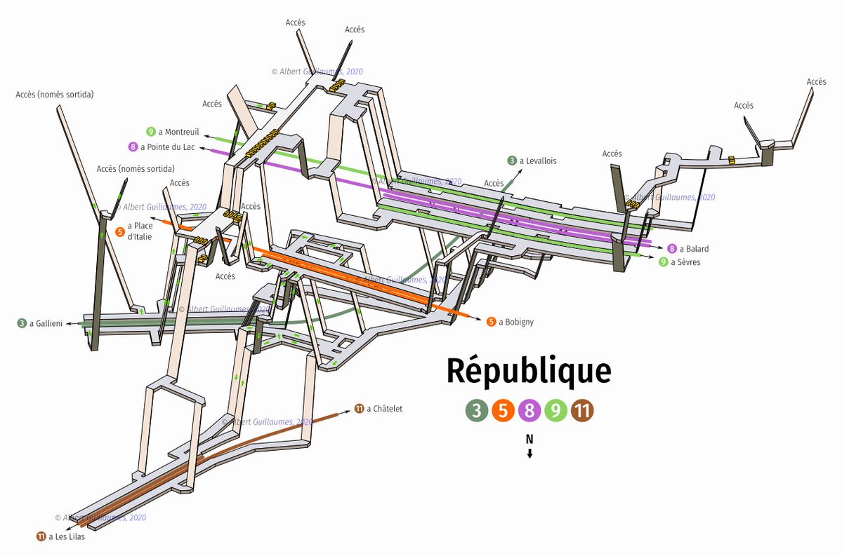 PhileasGatsby's tweet photo. 🚨 ALERTE INFOS : Vous vouliez savoir à quoi ressemble les enfers ? Voici Châtelet, Nation, République et St Lazare en 3D 😍😍

Le site https://t.co/aeZnZVOgt7 de @CasualParisian poste en 3D toutes les stations de correspondances du métro parisien 🥰🥰 https://t.co/4Q4CrRAQRN
