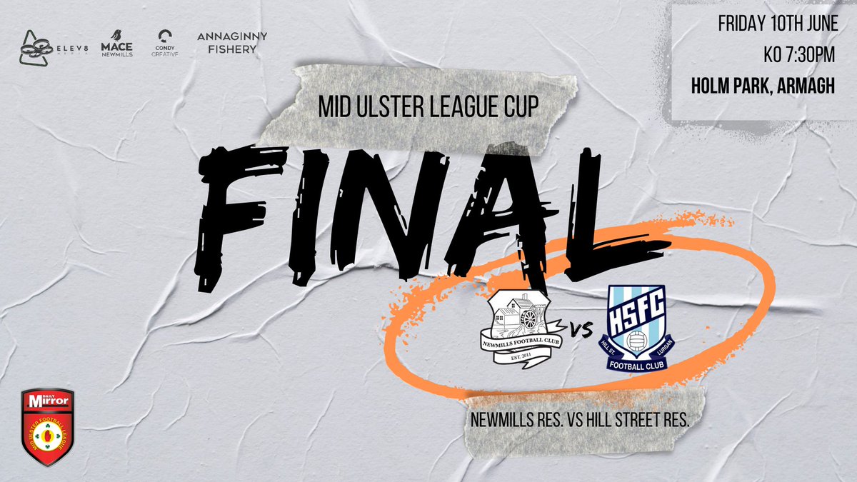 Newmills_FC's tweet photo. ⚽ Newmills FC Res V @HillStreetFC Res ⚽
🚌 There is a bus leaving Dungannon Swifts at 17.30 to go to the game. If you want a seat please contact a club member.
📍 Holm Park, Armagh BT60 1JD
📅  10/06/2022
🕢  19:30 KO 
🟠⚫️ All Support Welcome! #uppamills 🟠⚫️ https://t.co/HinZT9LjDU
