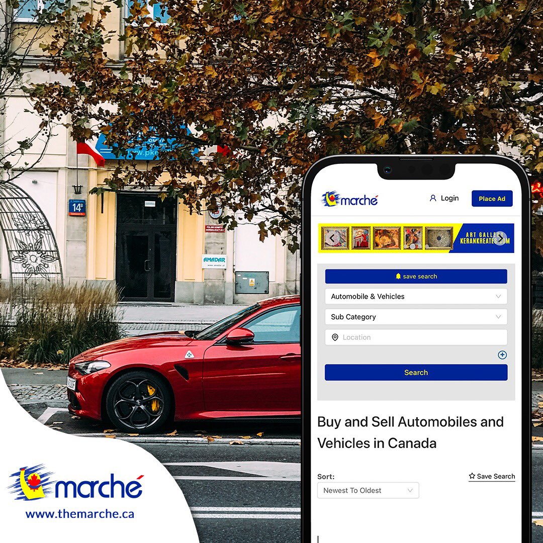 marche_the's tweet photo. Let Marche be your partner for a hassle free car selling experience.
Post an ad now and sell your car on the go! So let's begin?
.
.
.
.
#buyandsell #sellcaronline #buyandsellcanada #helloMarche #marchecanada #themarche https://t.co/o1zQZkff4A