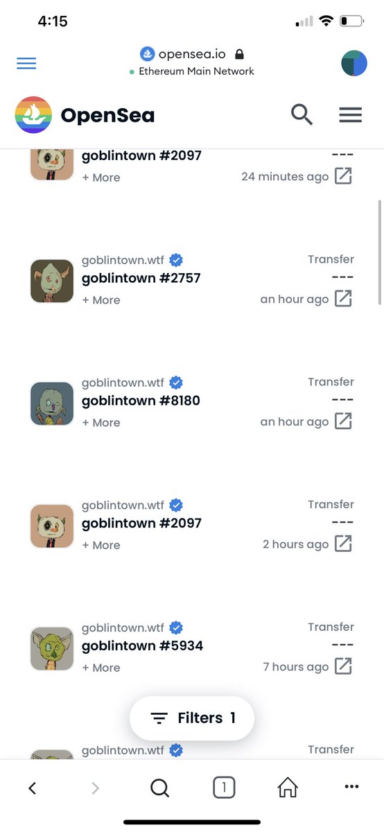 tasmuz1991's tweet photo. @goblintownwtf @McGoblinBurger Just a heads up. A lot of the goblins from “Prince of Goblin” are stolen and now they are trying to sell them on Open Sea. Husband got two of his transferred to that account and he’s trying to sell them now :( https://t.co/y7gKmXDLjG