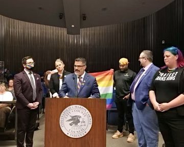 BREAKING: The Indianapolis City-County Council just unanimously passed a special resolution recognizing June 2022 as Pride Month! They were joined by representatives from Indy Pride to recognize the anniversary of the Stonewall Riots and celebrate Pride Month! #Pride