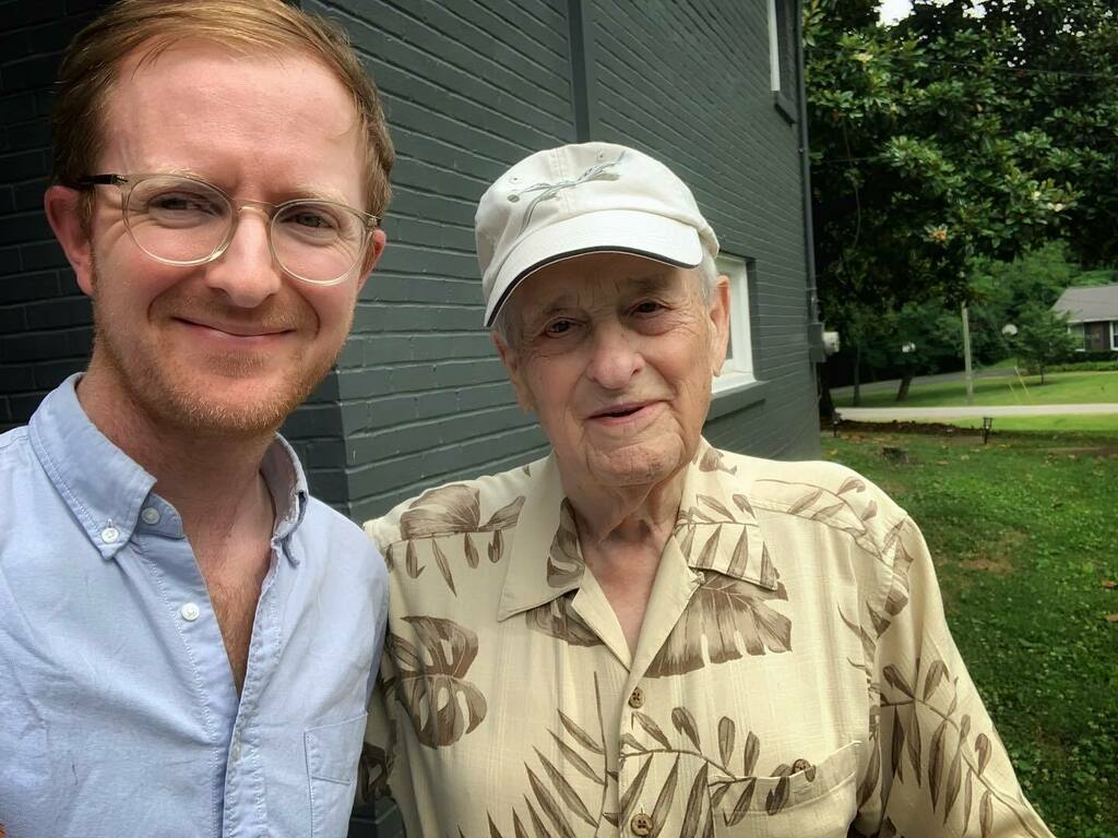 This is our new Nashville neighbour. Jerry is a WW2 veteran who flew B-17 and B-24 bombers on more than 70 missions. On D-Day (78 years ago today) he flew a B-24 bomber to Normandy before crash landing in the Channel on the return. He’s 101 years old now… instagr.am/p/Ceemv3jJSrr/
