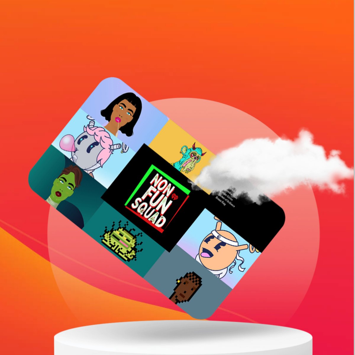 Join us in the Non-Fun Squad universe with our partner <a href="/iHeartMedia/">iHeartMedia</a>. To celebrate our new partnership in Web3 tech entertainment, we’re rewarding podcast listeners with an NFT gift when you sign up for your own Wallet of Wallets™ (yes, both are free!): vatom.com/nonfunsquad/