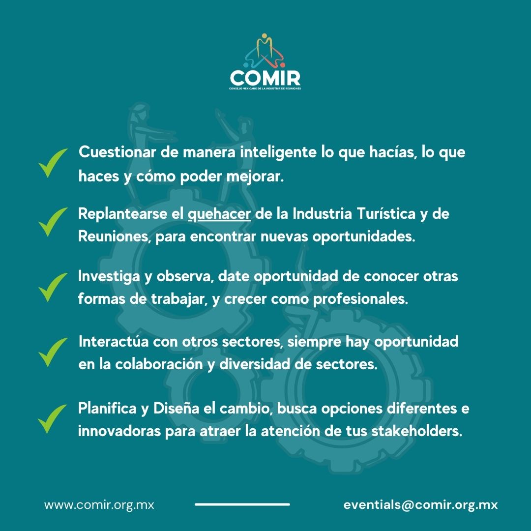 COMIR_'s tweet photo. #EVENTIALS ¿La Pandemia por COVID-19 puso en riesgo tu futuro profesional?

Artículo que profundiza en las oportunidades para los profesionales del Sector 

¿Quieres conocer todas las recomendaciones? Te invitamos a leer el artículo completo en:

👉  https://t.co/GBOoF1C0tW https://t.co/lIMG5UvZbp