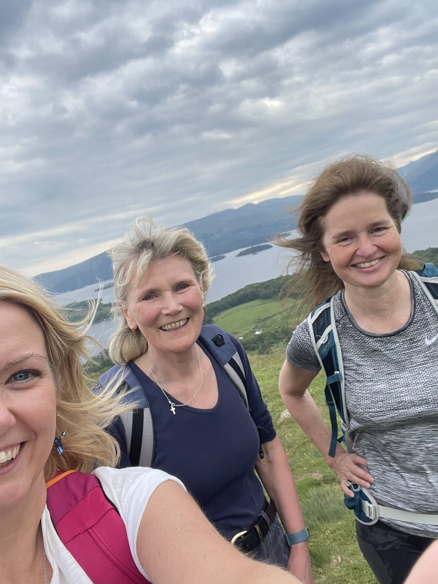 Eavanmac's tweet image. Excellent post work jaunt up Conic Hill in good company @LindaMoxey @MonikaHarvey65 #ScottishSummer #LongLight 🥾 🏔 🏴󠁧󠁢󠁳󠁣󠁴󠁿