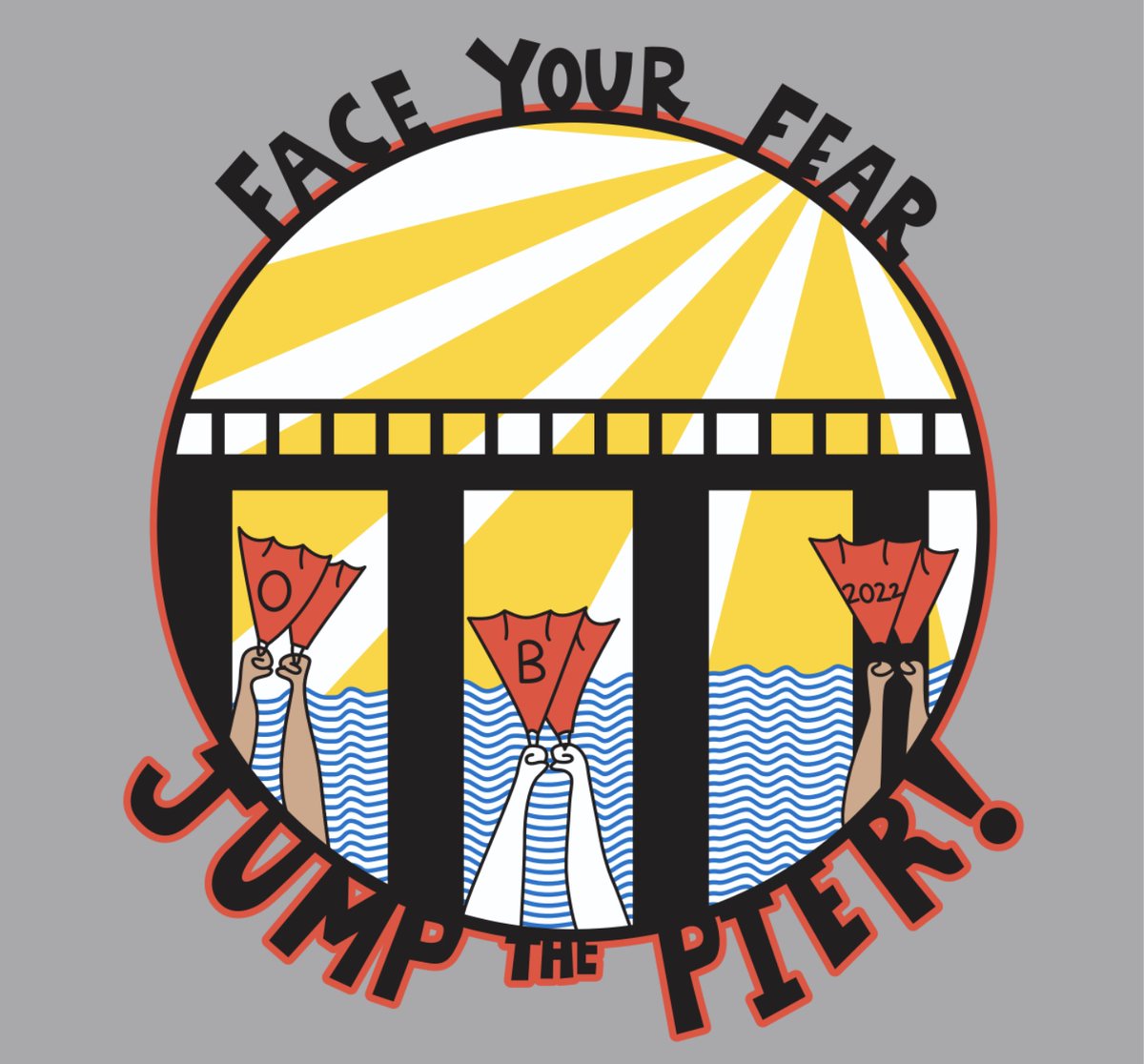 PDFSanDiego's tweet photo. Mark your calendars for the 2022 Pier Jump Fundraiser
📌Pier Jump I • July 11th
📌Pier Jump II • Aug 15th
Ticket details will be announced over social media on July 1st. Artist~Sierra Burton,7th grade⭐ #comejumpwithus #obpierjump #faceyourfear #jrlifeguards #pdfsd #SanDiego https://t.co/ELYNVhcn7N
